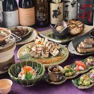 和食がベースの『Kai本店 醸す』ではございますが、洋食出身の料理長が、洋食材や洋の調理法も取り入れております。ワインに合わせたお酒の肴もたくさんご用意しておりますので、ワイン好きにもご満足頂けます。
