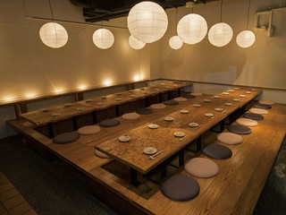 【40席】エリア最大級の貸切空間、堀ごたつ席