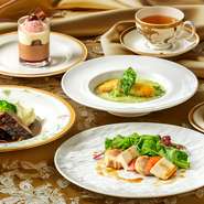 選べるランチ（前菜やメインをチョイスしていただけるコース形式のランチをお楽しみください）