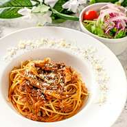 パスタ（サラダ付です）