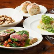 愛知県産のしいたけや北海道産の無農薬玉ねぎ、「那須高原豚」「国産鶏」など、産地にこだわった素材を積極的に採用。そこへシェフの磨き抜いた技を加えることで、極上の料理へと仕立てています。				