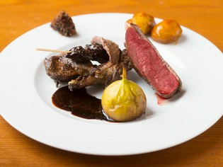 『新潟県産 青首鴨の炭火焼き』