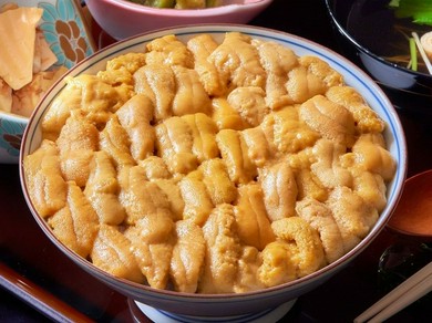 【3月～8月】ウニ丼　予約制　3日前迄要予約
