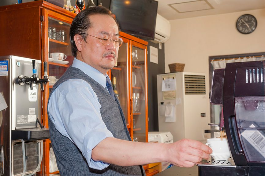 3種の豆をオリジナルブレンド。店主こだわりのブレンド珈琲