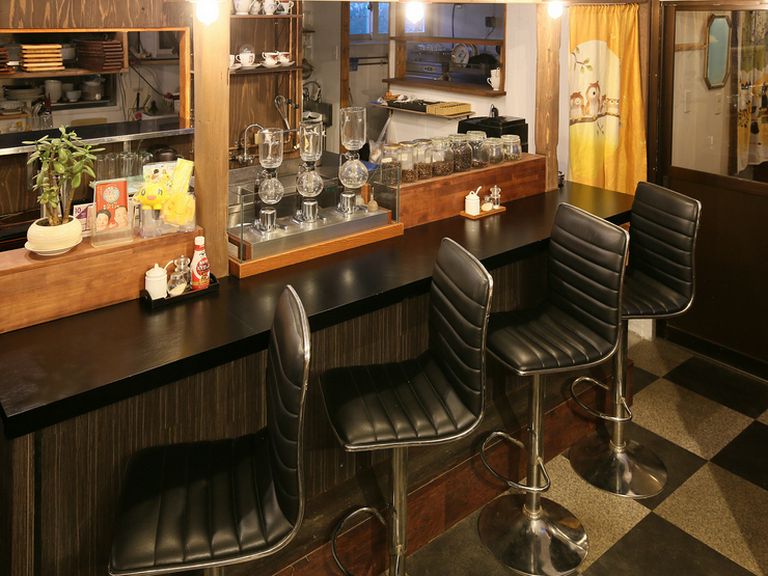 【カウンター席】お一人様歓迎。ゆっくりとお過ごしください