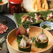 旬の海鮮や季節の野菜をふんだんに使用した和食、創作料理を銀座・新橋にて堪能しませんか？こだわりの料理と相性抜群の日本酒は150種類以上。Jazzの流れる店内でゆったりとお食事をお楽しみくださいませ。