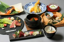 接待やご会食をはじめ、各種ご宴会に非常に重宝される込々お得プラン。日本酒30種類前後をご用意。