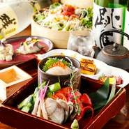 ※月曜～木曜限定コースとなります。
※当日ご人数が減られた場合は、お料理代のみお客様のご負担とさせて頂きます。
※12:00～16:00はご予約のお客様のみ対応します。
※金土祝前日は＋550円（税込）となります。