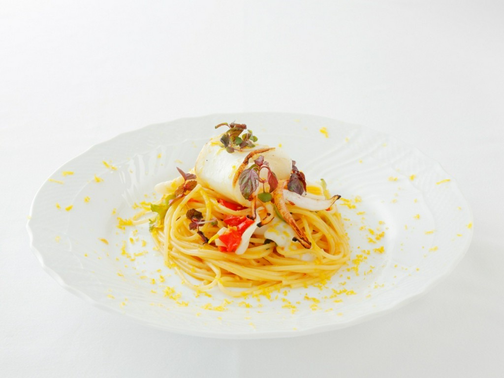 その濃厚さにファン続出『富山産赤烏賊と小松菜のスパゲティ　ボッタルガあえ』