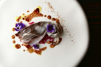 アオリイカの熾火焼