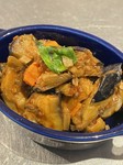 ナスがメインのちょっと甘みのあるトマトソース和え