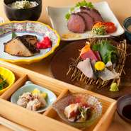 季節の食材をふんだんに使ったコースは3800円～ご用意しております。旬味を丁寧に使ったコース料理は、接待などの大切な人のおもてなしに最適です。