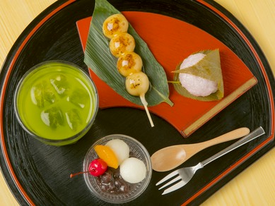 芭蕉庵おすすめの和菓子を3種類楽しめる『おまかせおやつセット』