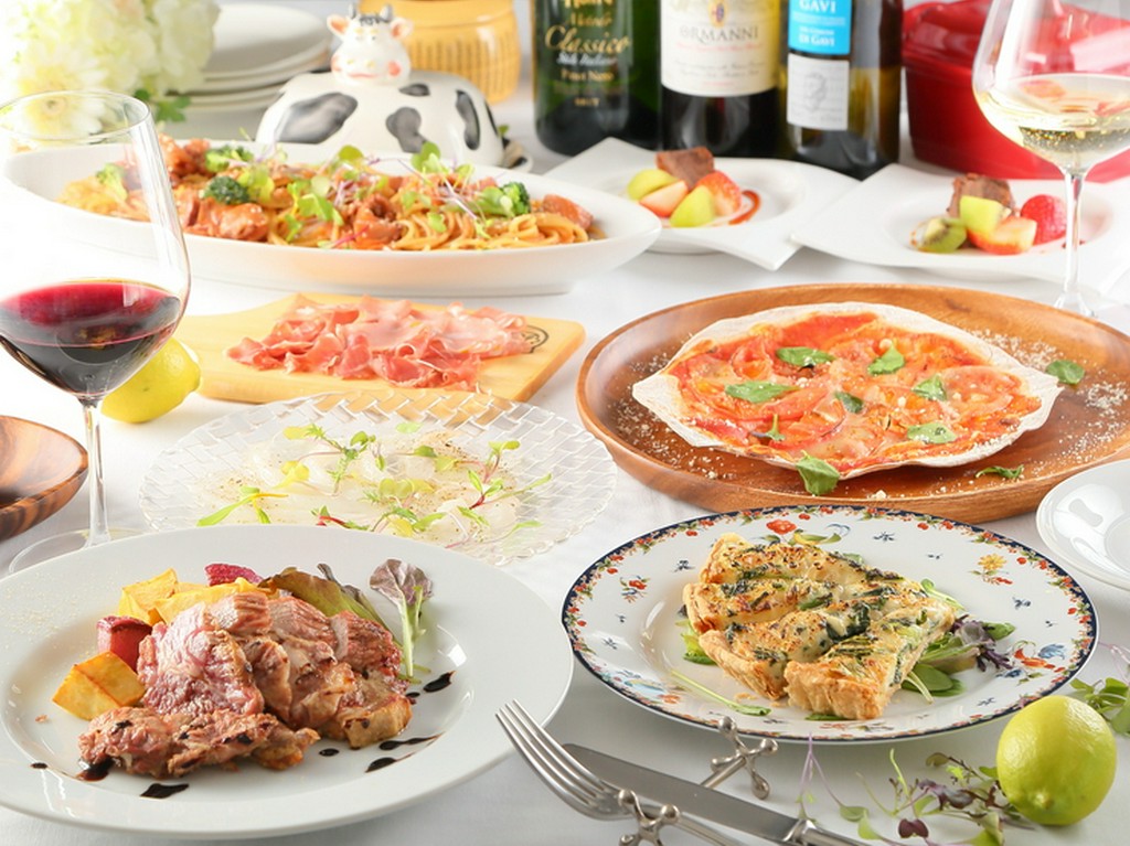 広々空間でこだわりイタリアンを！