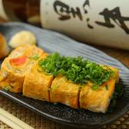 本場福岡の明太子が旨さの決め手『明太子たまご焼き』