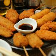 串揚げ盛り合わせ