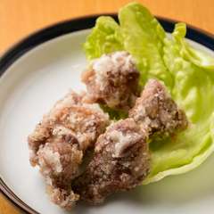 にんにく醤油の風味香ばしい『砂肝漬け揚げ』