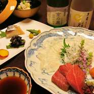 二名様より、前日までのご予約にて、承ります。