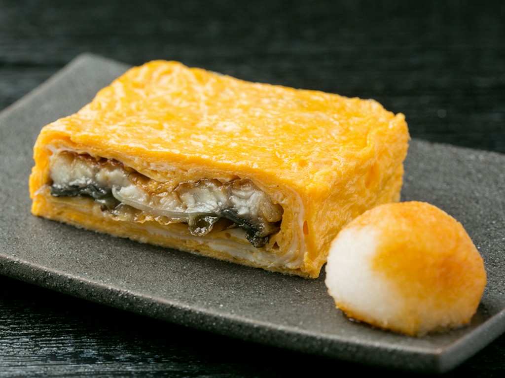 秋田産の純国産鶏種「もみじ」の上質な卵で焼いた『う巻き』