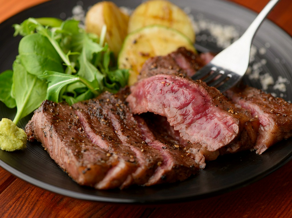 本日の牛ステーキ