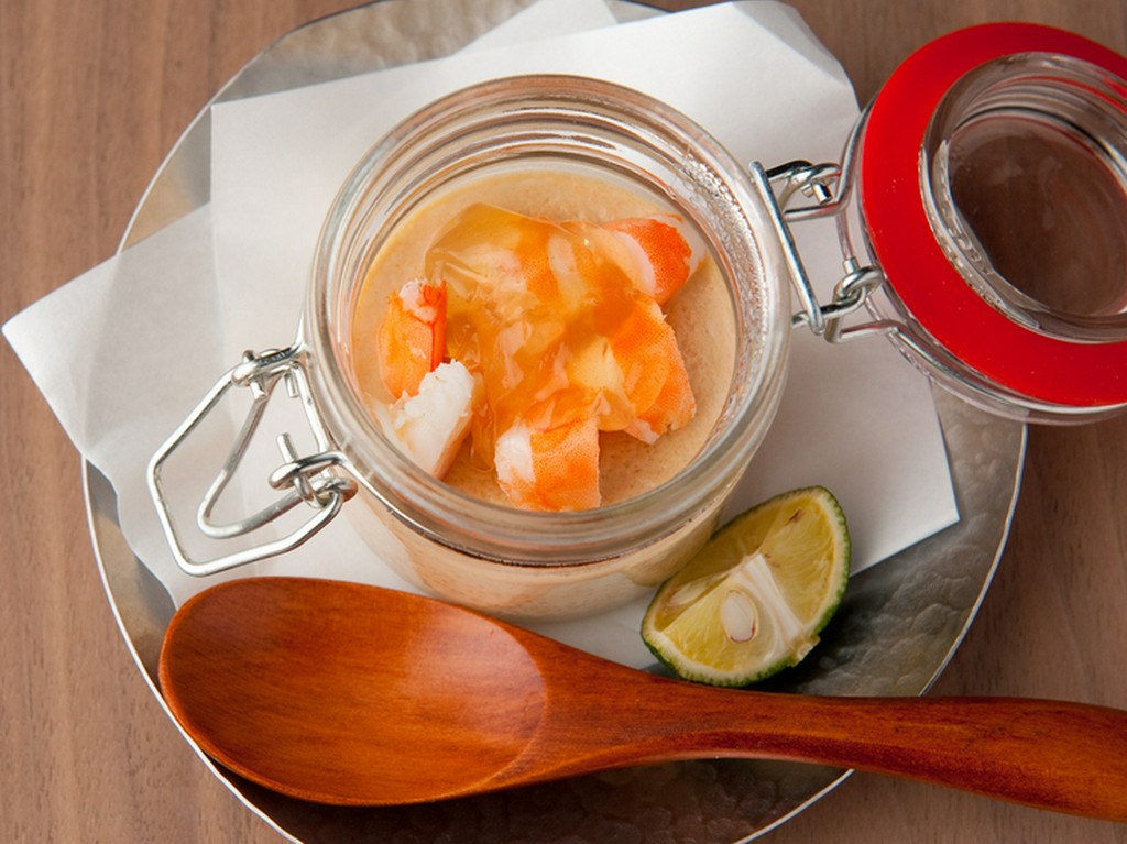 記憶に残る逸品『名物　天使の海老ぷりん』