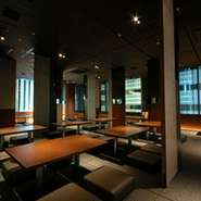 通常70人様ご案内可能な個室席！超える場合も別途相談可能♪