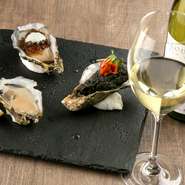 NZ産牡蠣の美味しさを堪能できる『3種のオイスタープレート』