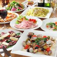 ※表示価格は税込みとなっております。
※ディナータイムでのご利用となります。
※お席のご利用は2.5hとなりますが、閉店時間が優先となります。
※17名様以上で貸切りもできます。
※お子様を含む貸切営業は不可。
※貸切予約のキャンセルはキャンセル料が発生する事がございますのでご注意下さい。