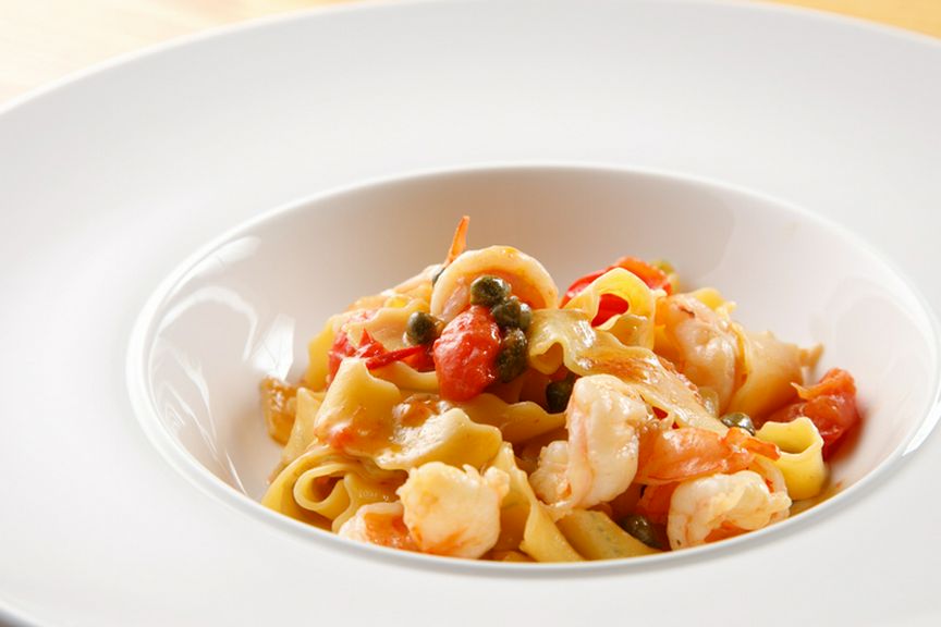 旬の食材を使った様々な自家製パスタ