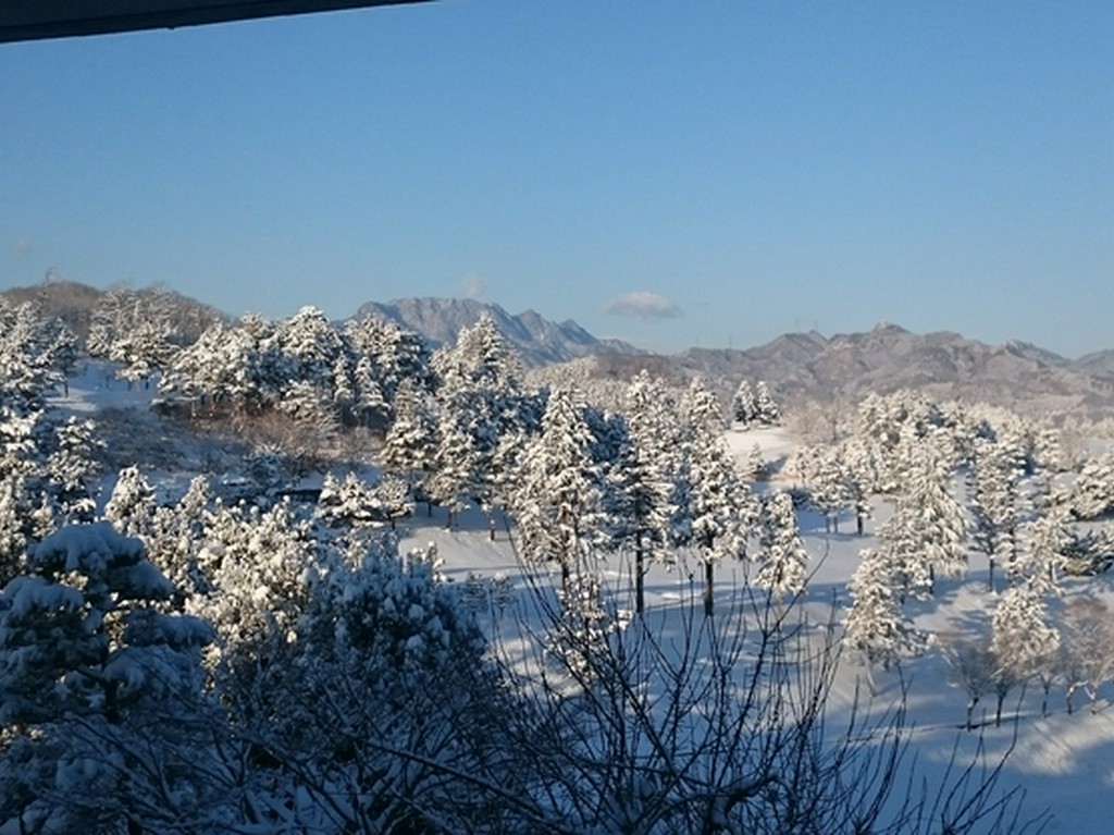 秩父連山が彼方に広がる、美しいパノラマビュー