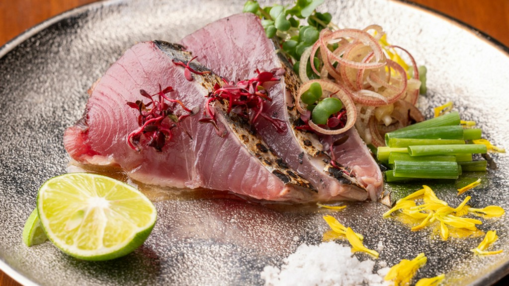 かつを塩タタキ