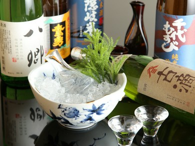 地元の地酒や九州の焼酎が充実したラインナップ