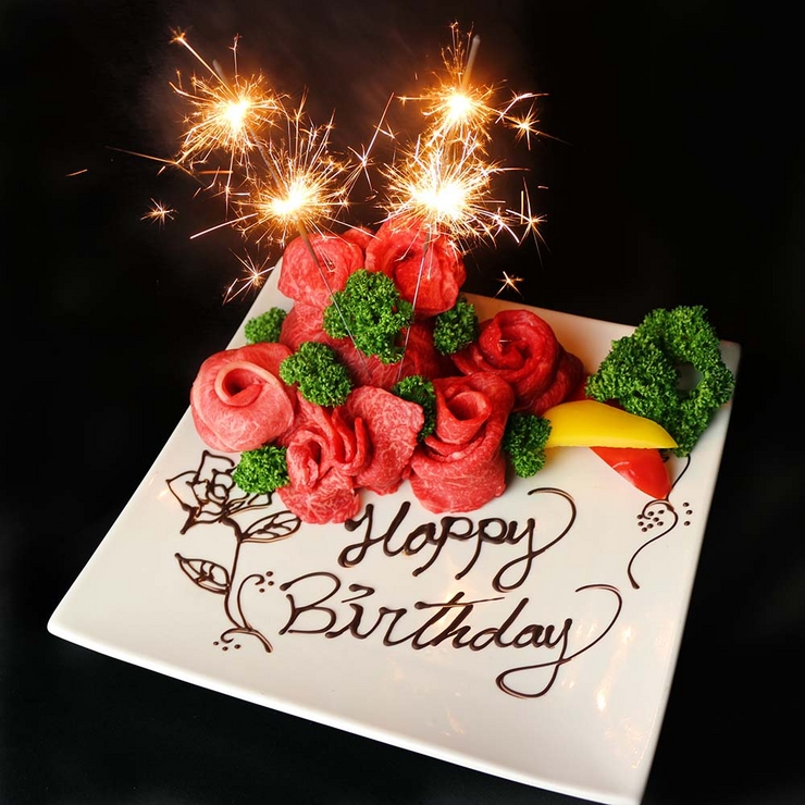 Meat-filled Anniversary Course Surprise with in-store BGM that matches the occasion