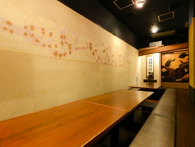 プライベートな個室席で、ゆったりとお食事を堪能できる