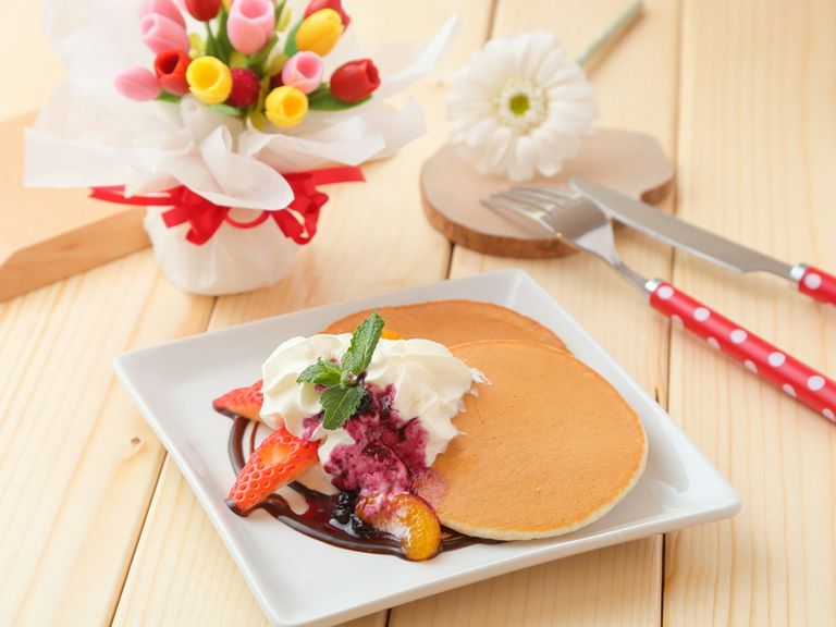 体が喜ぶやさしい味わい『米粉のパンケーキ』