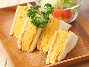 フワフワの厚焼きタマゴが美味しさの決め手『タマゴサンド』