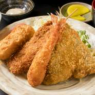 海老フライ2本・80ｇロース