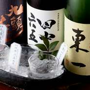 　※日本酒メニューの中からお好みの三酒をお選び下さい。