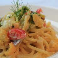 鎌倉野菜とアンチョビパスタ