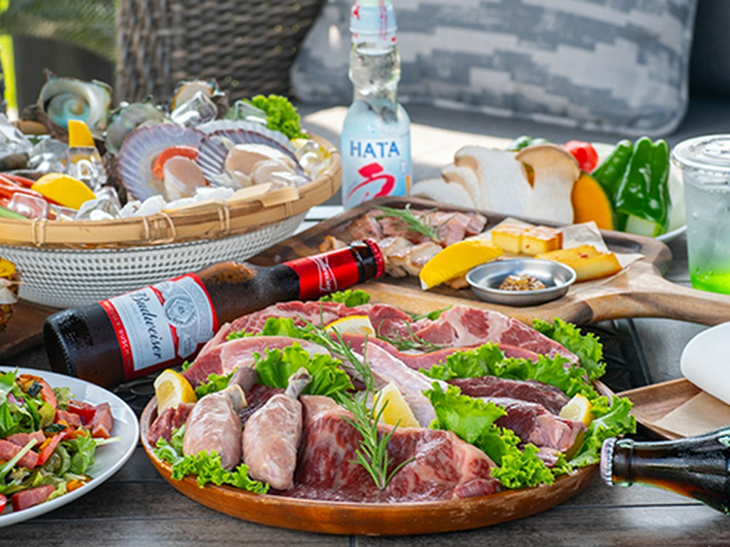 準備片付け一切必要なし。手ぶらで楽しめるBBQプラン