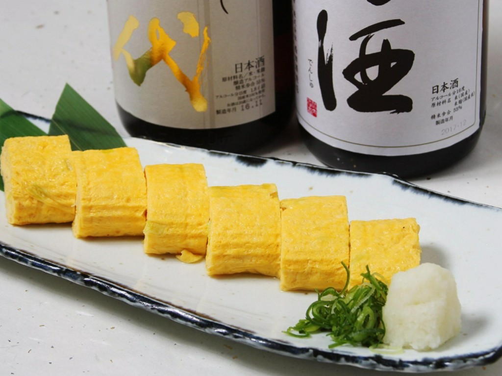 優しい味わい『黄ニラの出汁巻』