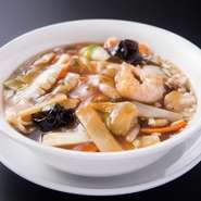 五目あんかけ汁そば