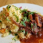 今が旬の蛍烏賊、菜の花のオイルパスタ
