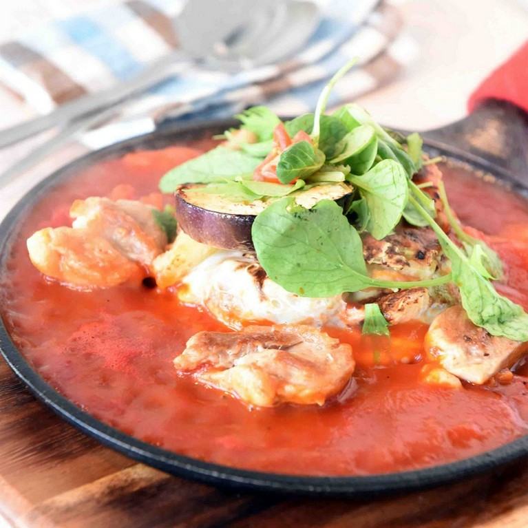 彩り五色野菜のお好み焼き＆グルテンフリーの『ベジ・オコ』