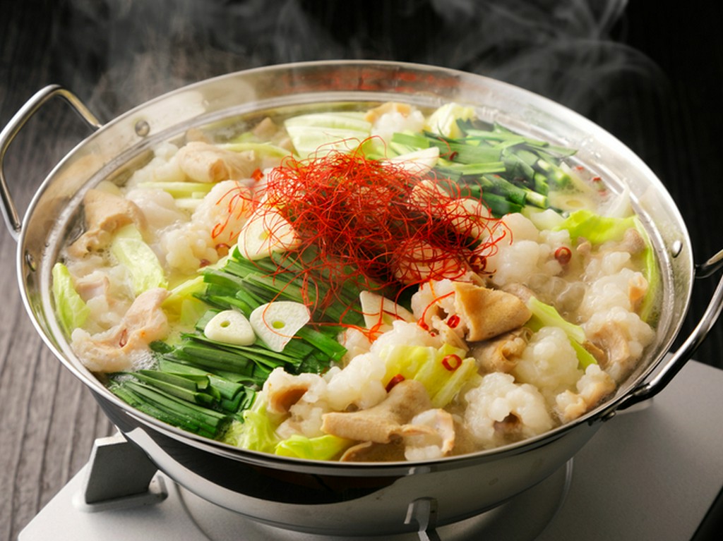 旨み溶け出す特製もつ鍋