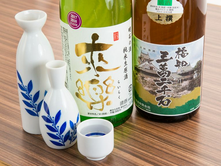 すっきりとした&#21534;み口が特徴の地酒は新鮮魚介と好相性
