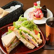 サラダ＋ドリンク＋デザート