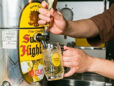 好みの味にカスタマイズもできる、キンキンに冷えたドリンク各種