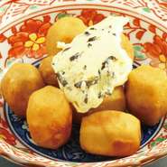 里芋のポテトフライ ～塩昆布バター～