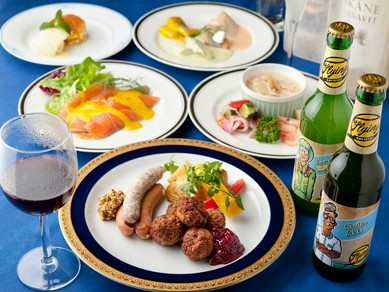 珍しいビールやホットワインなど、北欧のドリンクが多彩に揃う